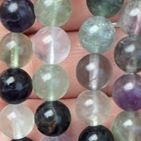 Genuine Fluorite ✨SPIRITUAL DETOX✨ Gemstone bracelet - Picture 7 of 8